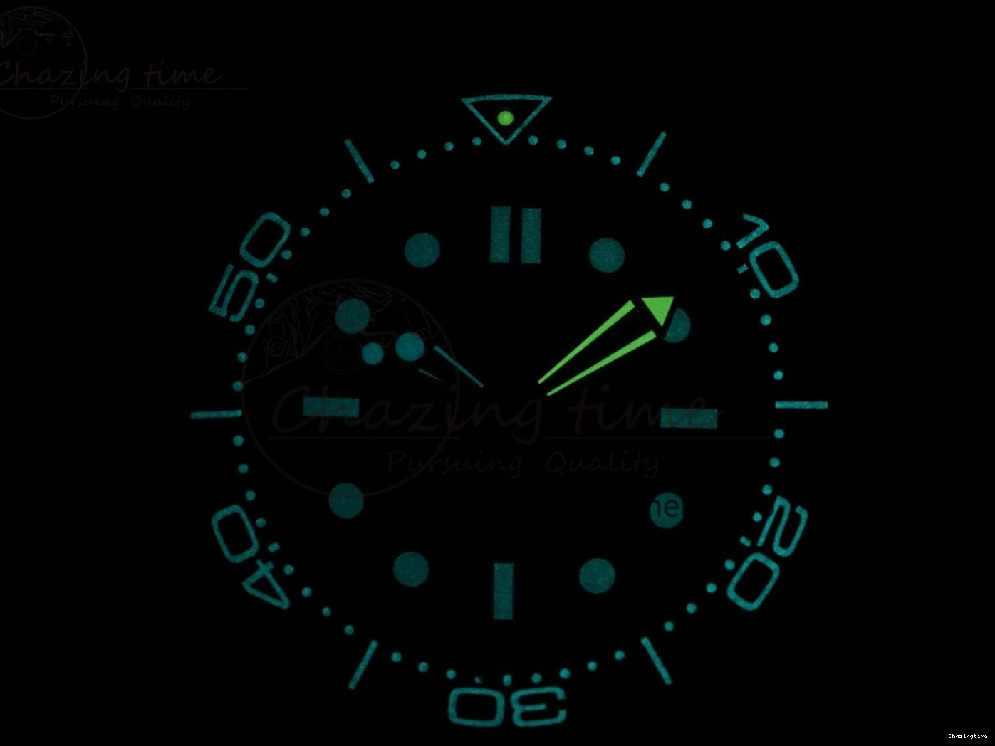 0226 Stylish Seamaster 300M Diver Rose Gold VSF 1:1 Best Edition Black Dial on Mesh Bracelet A 7662